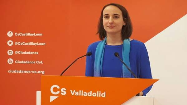 La portavoz de Ciudadanos en Valladolid, Pilar Vicente La portavoz de Ciudadanos en Valladolid, Pilar Vicente