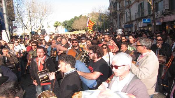 Manifestación Catalán Manifestación Catalán