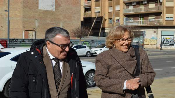 Àngel Ros y Manuela Carmena Àngel Ros y Manuela Carmena