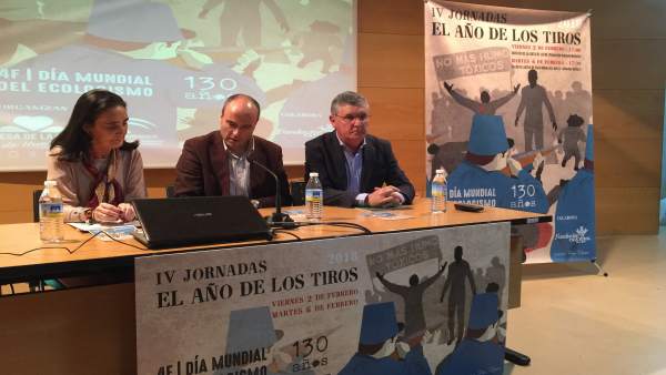 Inauguración de las jornadas del Año de los Tiros en Huelva. Inauguración de las jornadas del Año de los Tiros en Huelva.