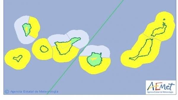 Aviso por oleaje y viento en Canarias Aviso por oleaje y viento en Canarias