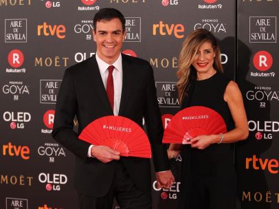 Pedro Sánchez y su mujer, Begoña Gómez