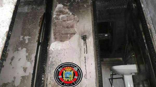 Daños en el interior del habitáculo Daños en el interior del habitáculo