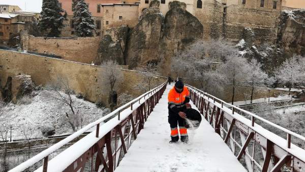 Cuenca con nieve Cuenca con nieve