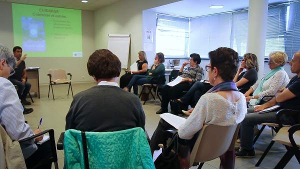 Uno de los talleres organizados dentro de la Escuela de Salud. Uno de los talleres organizados dentro de la Escuela de Salud.