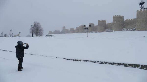 Nieve en Ávila Nieve en Ávila