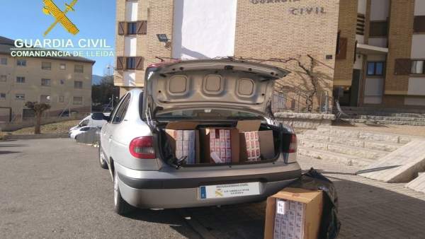Tabaco de contrabando intervenido en la Seu d'Urgell Tabaco de contrabando intervenido en la Seu d'Urgell