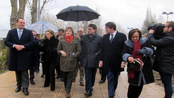 García Tejerina Y F. Mañueco Junto Al Consejero Suárez-Quiñones García Tejerina Y F. Mañueco Junto Al Consejero Suárez-Quiñones