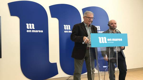 Luís Villares y Manuel Lago, de En Marea Luís Villares y Manuel Lago, de En Marea