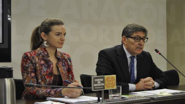Lucía Guillén y Arturo Aliaga, diputados del PAR Lucía Guillén y Arturo Aliaga, diputados del PAR