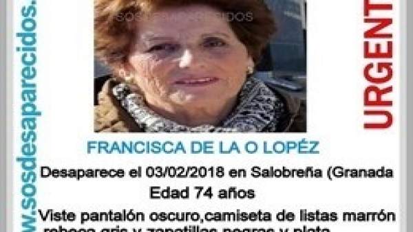 Anciana hallada muerta tras permanecer dos días desaparecida Anciana hallada muerta tras permanecer dos días desaparecida