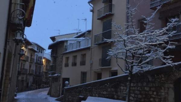 Nieve caída en Morella Nieve caída en Morella