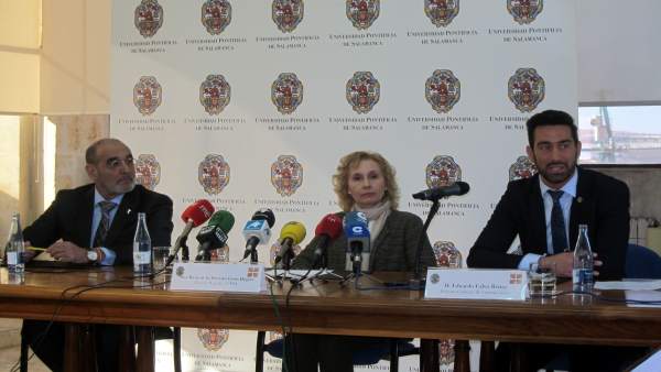 La Rectora De La UPSA En El Encuentro Con Medios. La Rectora De La UPSA En El Encuentro Con Medios.