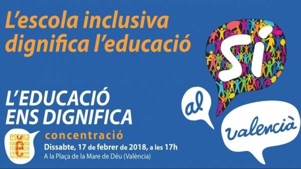 Escola anima a defendre el valencià i denuncia una "campanya de desprestigi orquestrada" contra la comunitat educativa Escola anima a defendre el valencià i denuncia una "campanya de desprestigi orquestrada" contra la comunitat educativa