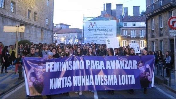 Manifestación feminista en Galicia Manifestación feminista en Galicia
