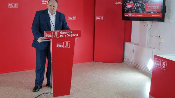 José Luis Aceves, secretario del PSOE de Segovia. José Luis Aceves, secretario del PSOE de Segovia.
