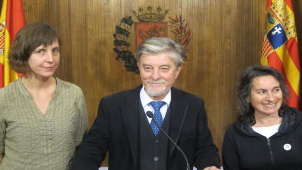 Santisteve, Broto y Artigas, este martes en el Ayuntamiento Santisteve, Broto y Artigas, este martes en el Ayuntamiento