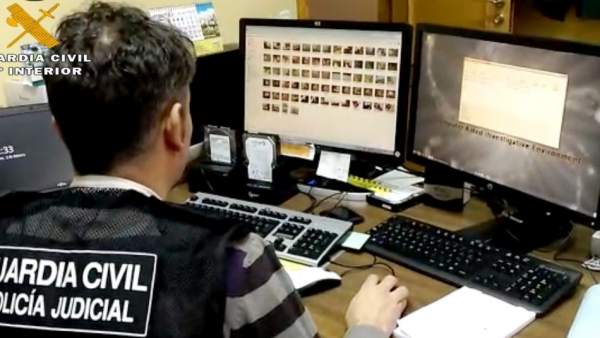 Operación de la G. Civil contra la pornografía Operación de la G. Civil contra la pornografía