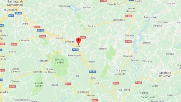 Lalín (Pontevedra) en el mapa Lalín (Pontevedra) en el mapa