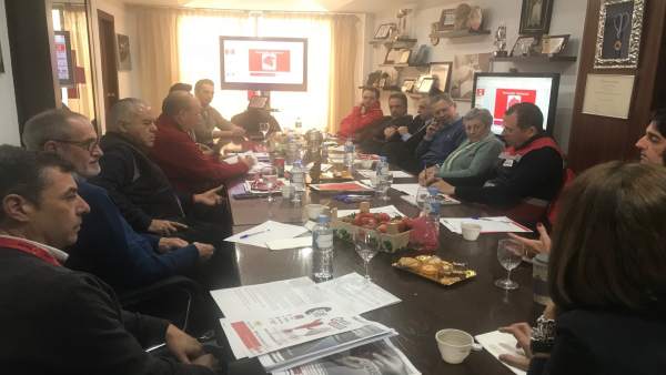 Una delegación de México visita la sede de Cruz Roja Española en Huelva. Una delegación de México visita la sede de Cruz Roja Española en Huelva.