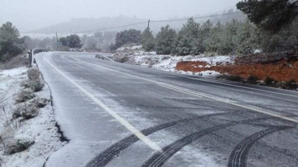 Nieve en la carretera Nieve en la carretera