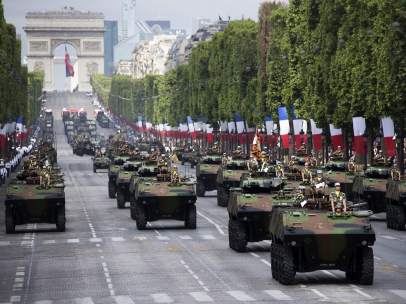 Desfile militar del 14 de Julio en Francia