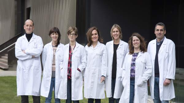 Integrantes del equipo de investigación de Navarrabiomed y la UPNA Integrantes del equipo de investigación de Navarrabiomed y la UPNA