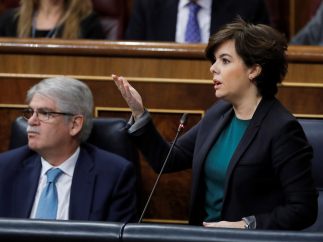 Soraya Sáenz de Santamaría y Alfonso Dastis