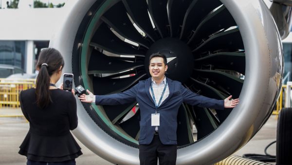 'Selfie' con turbina 'Selfie' con turbina