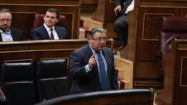 Juan Ignacio Zoido en la sesión de control al Gobierno en el Congreso Juan Ignacio Zoido en la sesión de control al Gobierno en el Congreso