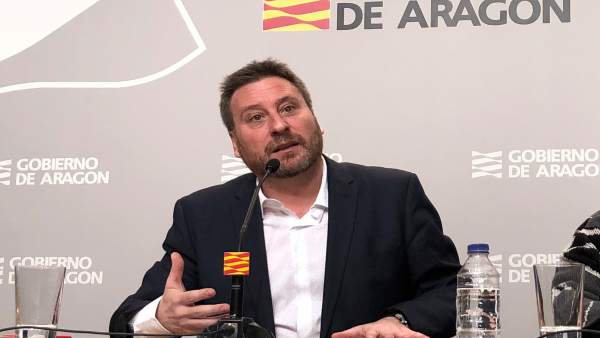 José Luis Soro, este miércoles en rueda de prensa en el edificio Pignatelli José Luis Soro, este miércoles en rueda de prensa en el edificio Pignatelli