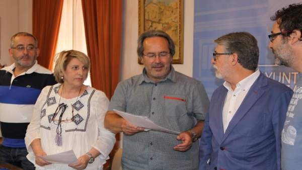 El alcalde, Francisco Guarido, durante el acto. El alcalde, Francisco Guarido, durante el acto.