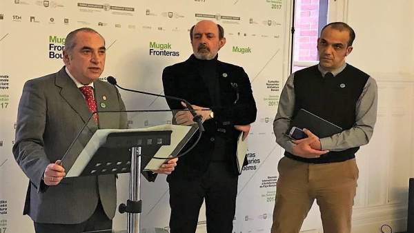 Iñaki Arriola, Pablo García Astrain y Pedro Astigarraga Iñaki Arriola, Pablo García Astrain y Pedro Astigarraga