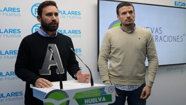 Adrián Cano y Francisco Obes. Adrián Cano y Francisco Obes.