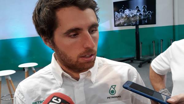 Dani Juncadella atiende a los medios Dani Juncadella atiende a los medios