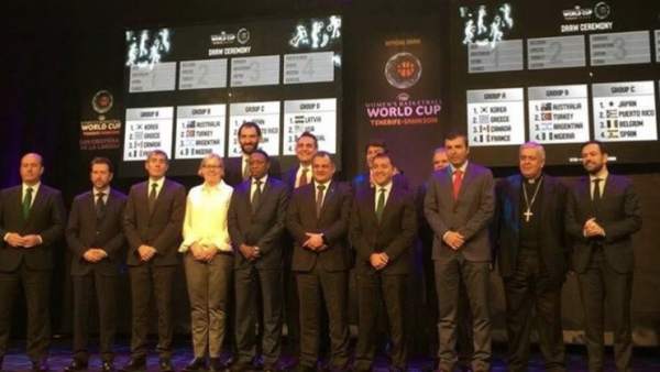 Sorteo del Mundial femenino de baloncesto Sorteo del Mundial femenino de baloncesto