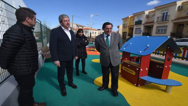 José Entrena y Manuel Martínez visitan nuevas obras José Entrena y Manuel Martínez visitan nuevas obras