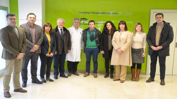 Visita de parlamentarios al Complejo Hospitalario de Jaén Visita de parlamentarios al Complejo Hospitalario de Jaén