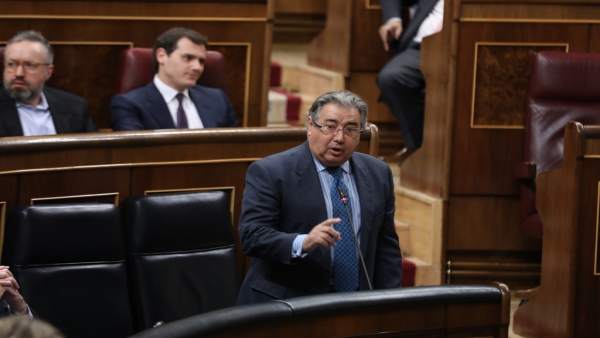 Juan Ignacio Zoido en la sesión de control al Gobierno en el Congreso Juan Ignacio Zoido en la sesión de control al Gobierno en el Congreso