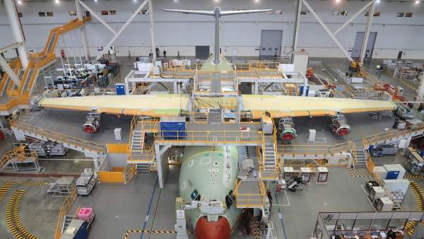 Factoría de Airbus en Sevilla. Factoría de Airbus en Sevilla.