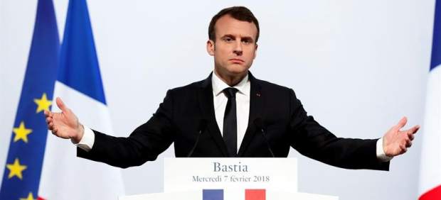 Macron en Córcega
