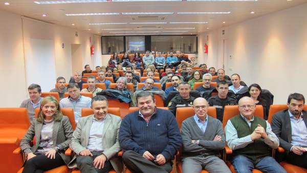 Escobar y Maiso, con participantes en el curso Escobar y Maiso, con participantes en el curso