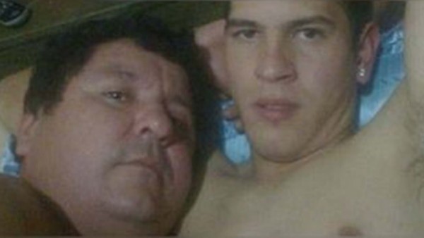 Eel presidente de Rubio Ñú de Luque con el futbolista Eel presidente de Rubio Ñú de Luque con el futbolista