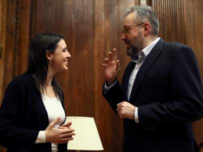 Irene Montero y Juan Carlos Girauta, portavoces en el Congreso de Podemos y Cs respectivamente.