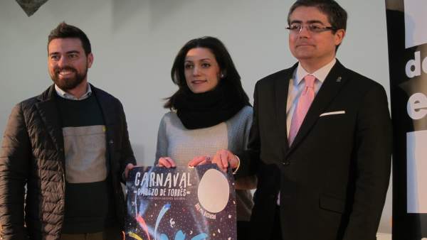 Sánchez, BArquero y Pacheco presentan el carnaval de Cabezo de Torres Sánchez, BArquero y Pacheco presentan el carnaval de Cabezo de Torres