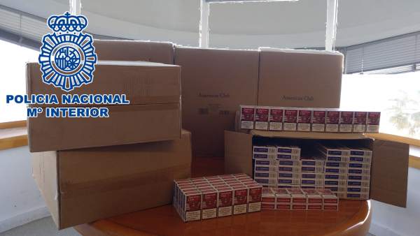 Cajetillas de tabaco de contrabando aprehendidas Cajetillas de tabaco de contrabando aprehendidas