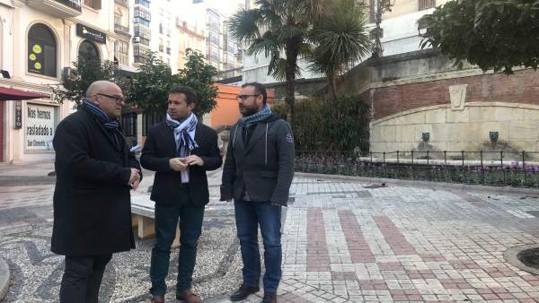 Millán en la plaza del Pósito Millán en la plaza del Pósito