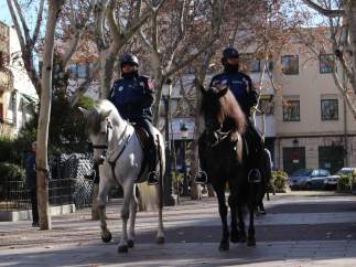 Policía Municipal a caballo