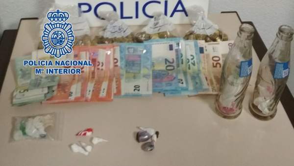 Objetos incautados por la Policía Objetos incautados por la Policía