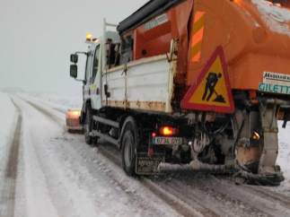 Quitanieves, nieve, carretera
